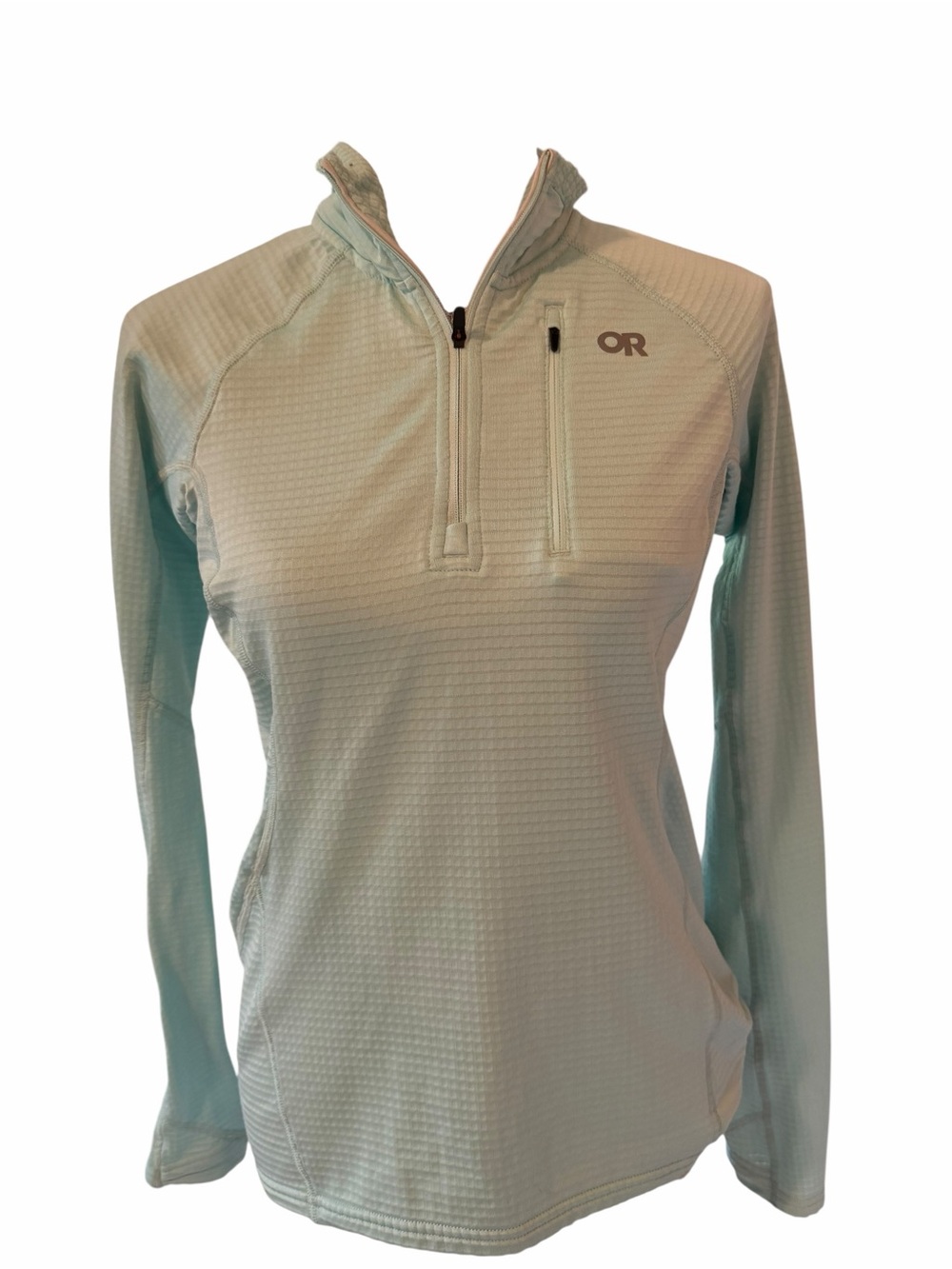Outdoor Research Women's Mint 1/4 Zip Waffle Knit Pullover